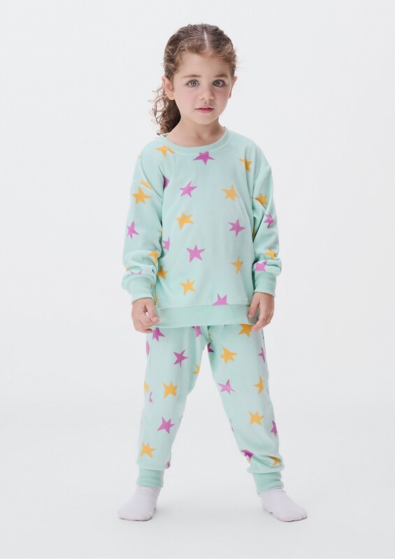 PIJAMA ML FEM VERDE LIMA