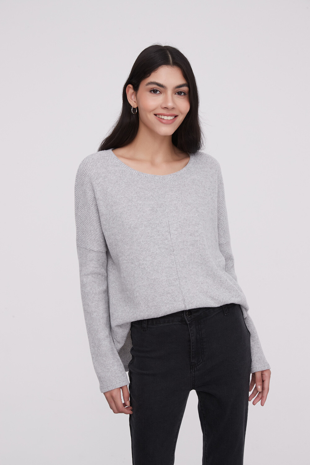 Sweater Nito Gris Melange