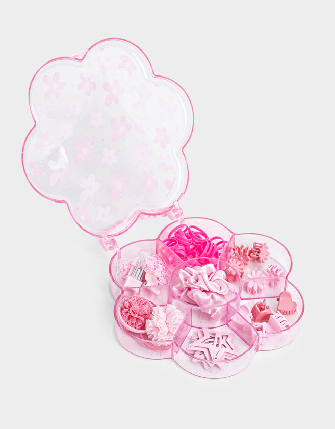 Sets Pelo Infantiles Classic Set De Acc. De Pelo En Estuche - Rosa Claro