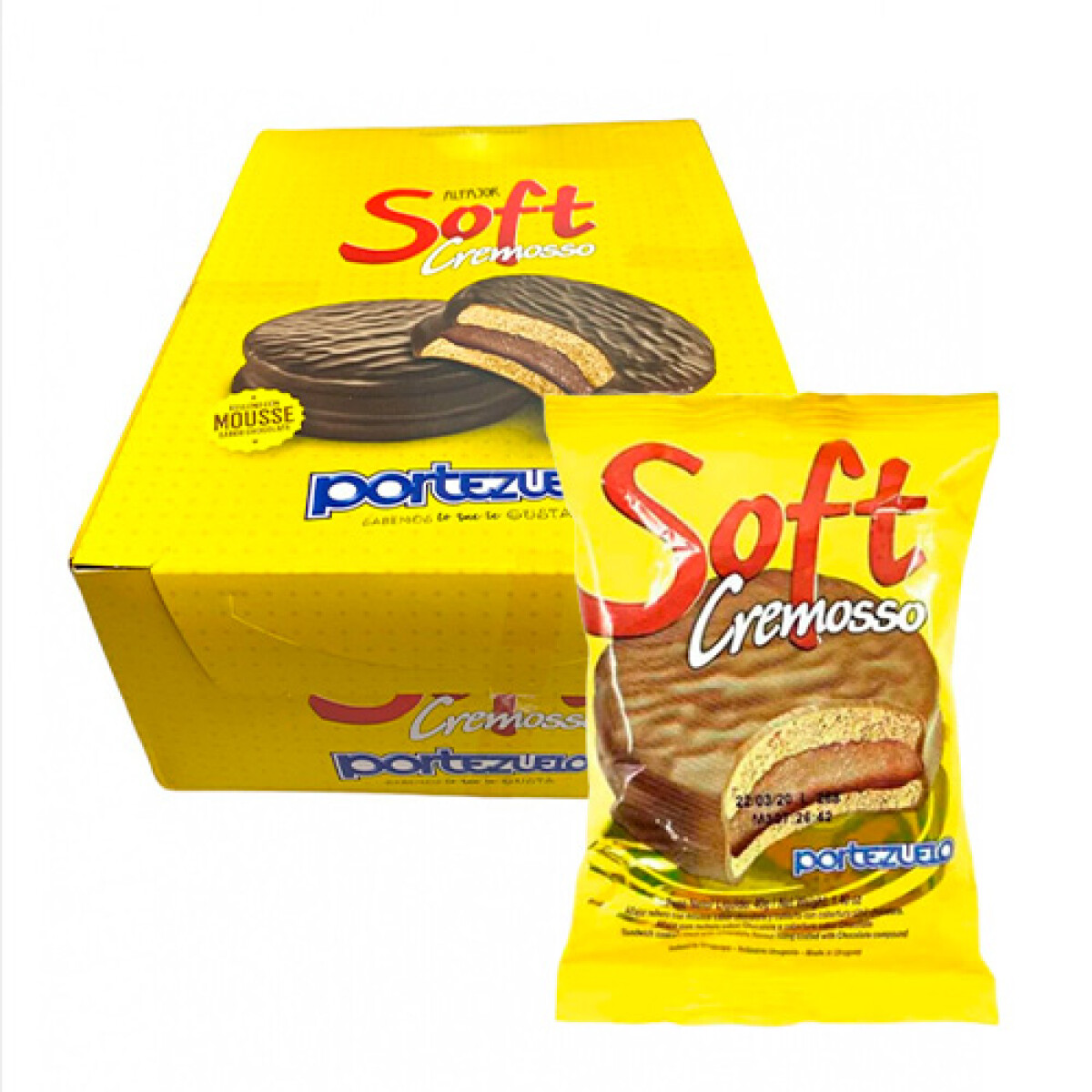 Caja de 18 Alfajores Portezuelo Soft 