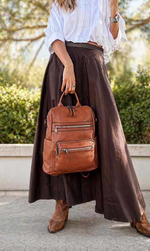 MOCHILA BROOKLYN HABANO