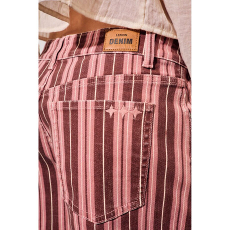 Short Rayado Rosa