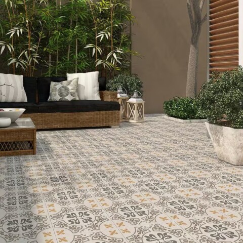 Cerámica Linea hidráulica Milos 31x31 cm Mate Cerámica Linea Hidráulica Milos 31x31 Cm Mate