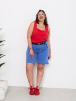 Musculosa Brunela Rojo