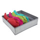 Organizador con divisiones 31x32x9cm GRIS