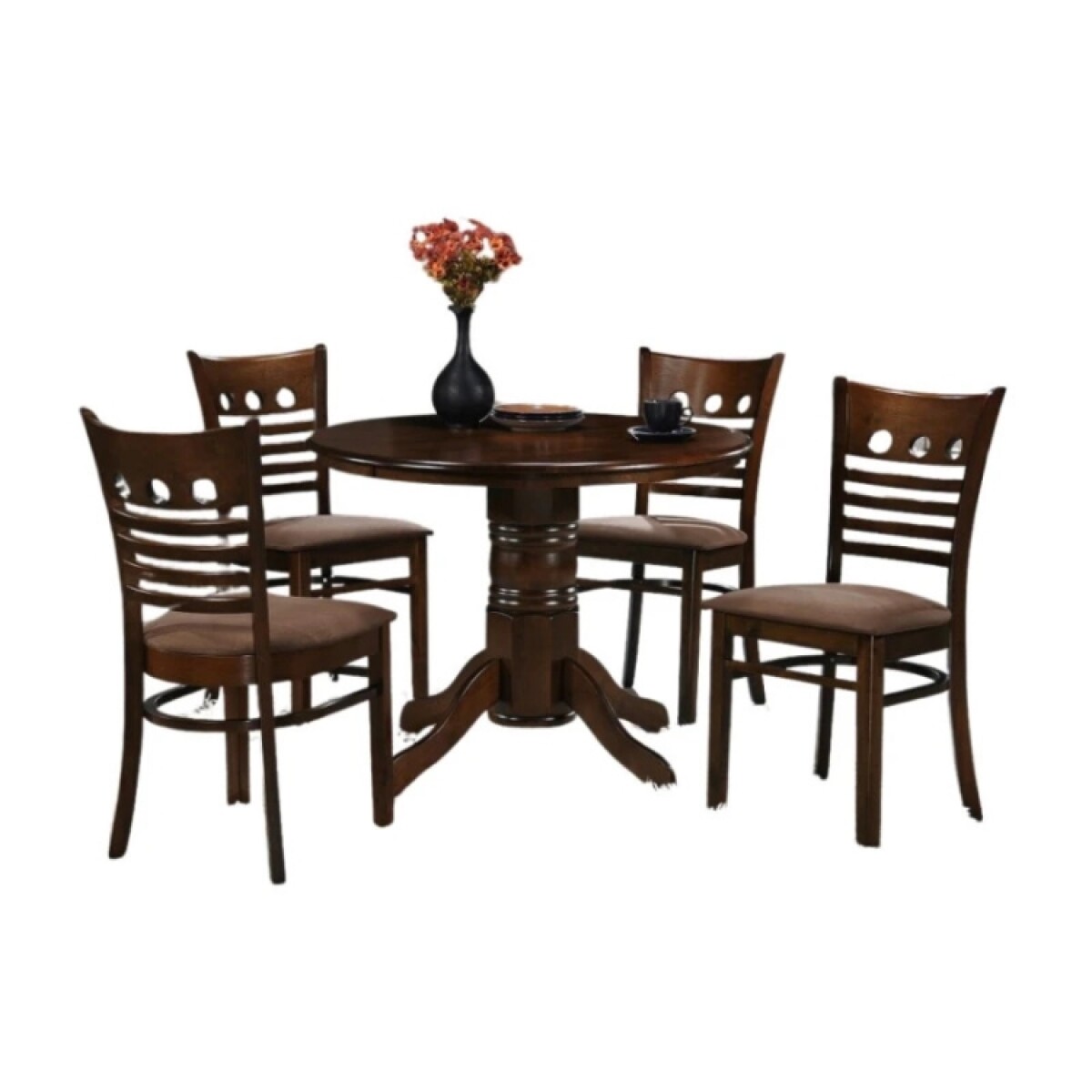Juego Comedor 4 Sillas Redondo Bahia 3171 
