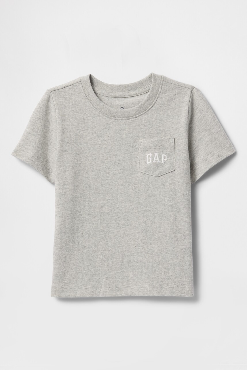 Remera Con Bolsillo Logo Gap Toddler Niño B08