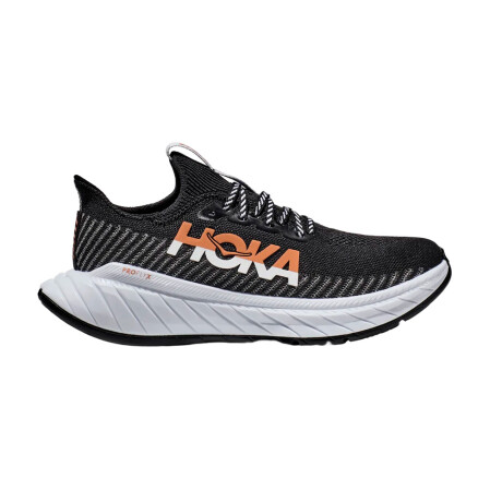 HOKA M CARBON X3 Black/White/Orange