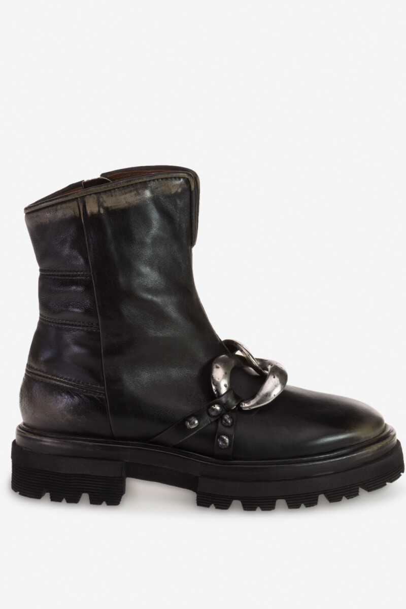 LADIES LEATHER BOOTS Gris