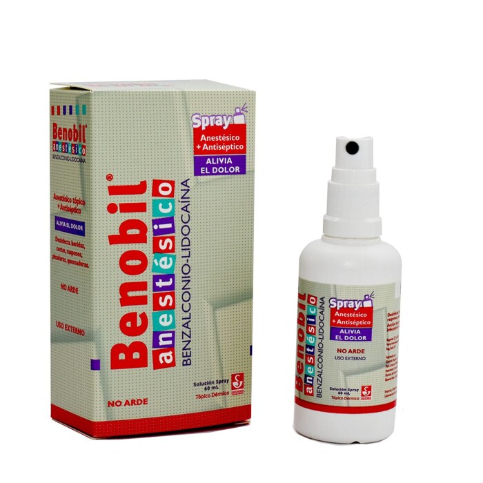 BENOBIL SOLUCION SPRAY FR. X 60 ML. única