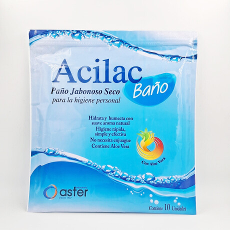 Acilac paño jabonoso seco x10 Acilac paño jabonoso seco x10