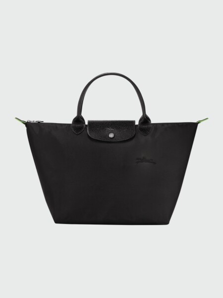 LONGCHAMP - Tote Bag Le Pliage Green M Negro