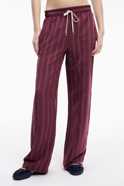 PANTALÓN LIVIANO Bordo