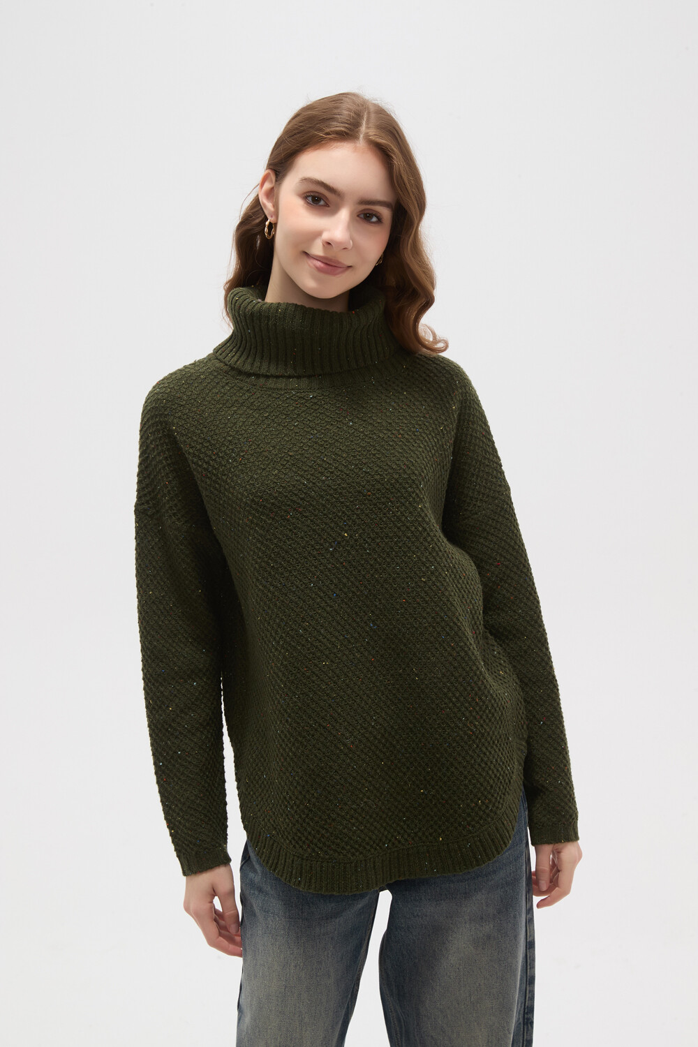 Polera Arsiega Verde Oliva Oscuro