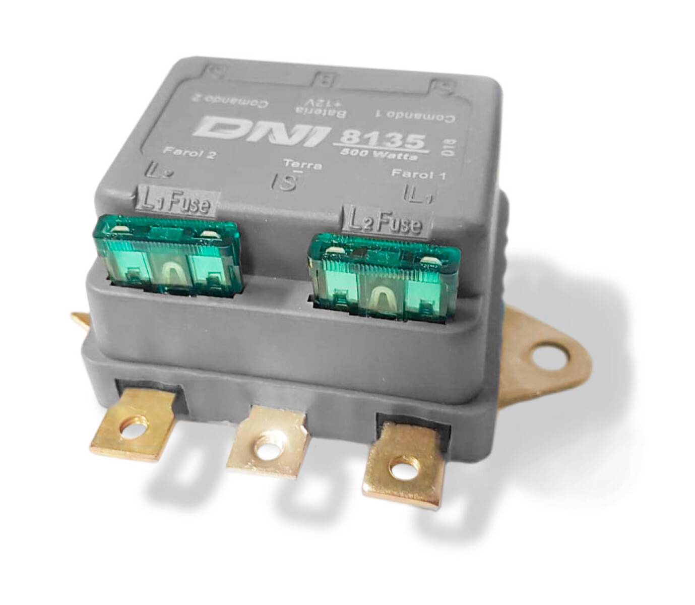 RELAY - LUCES DOBLES 12V 500W UNIV. Y SIST.ASIATICO=R.9078 DNI 