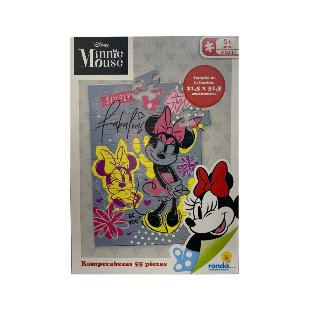 RONDA ROMP. X 55 PZAS MINNIE BOWTIQ