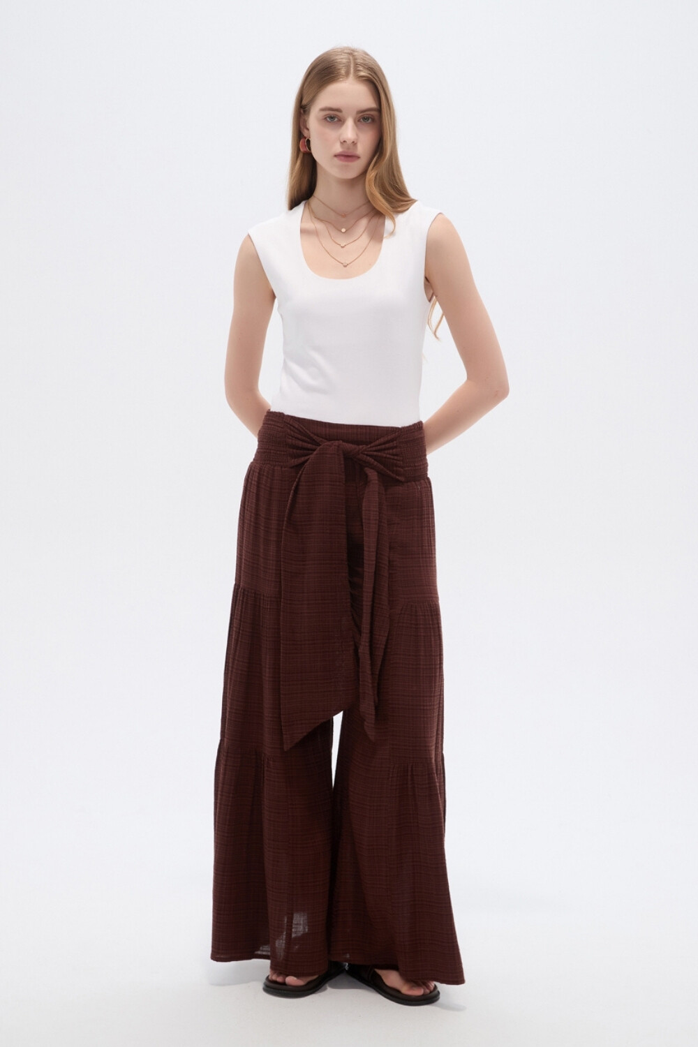 Pantalon Treva Marron