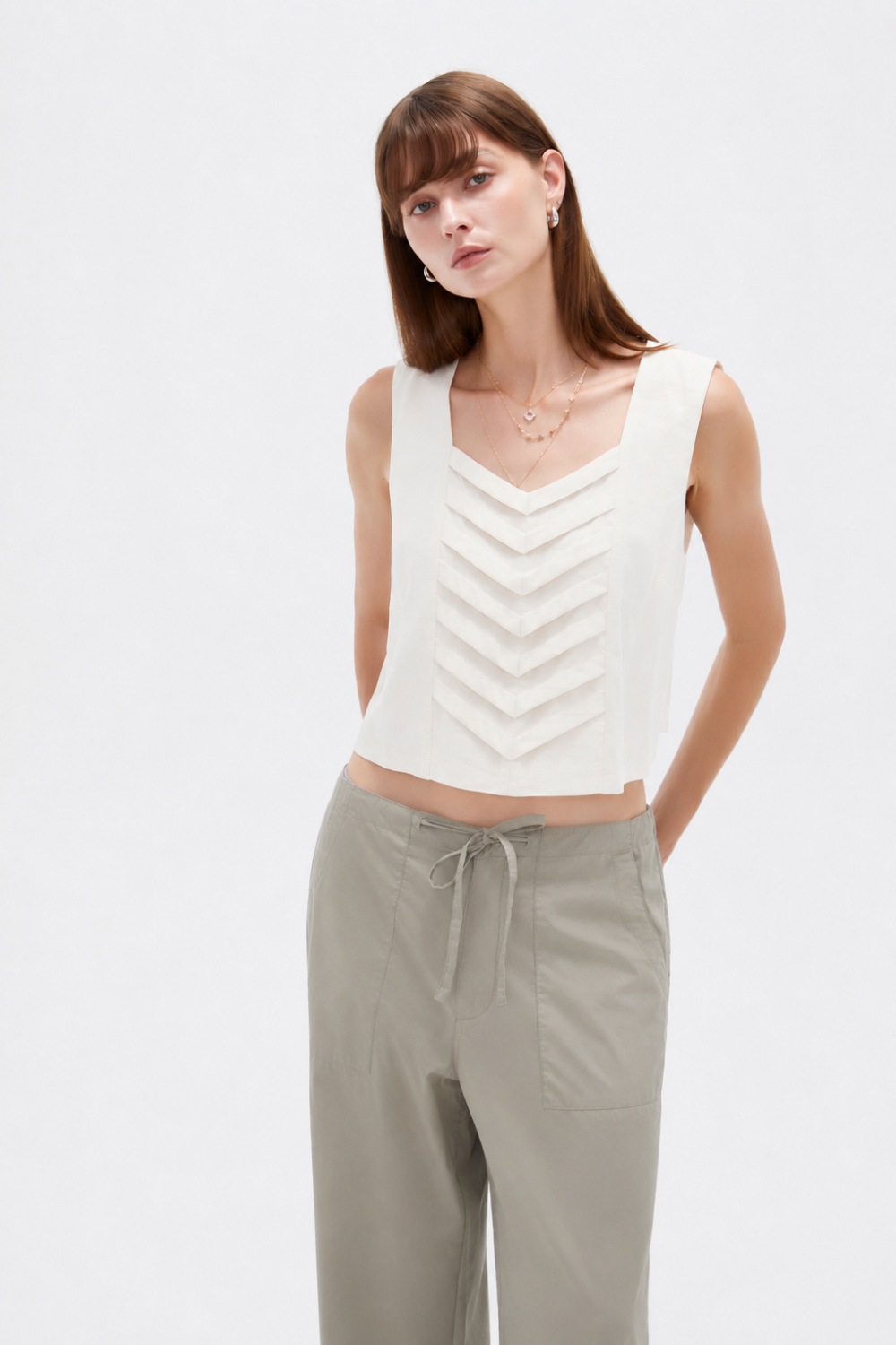 Musculosa Yindel Crudo / Natural