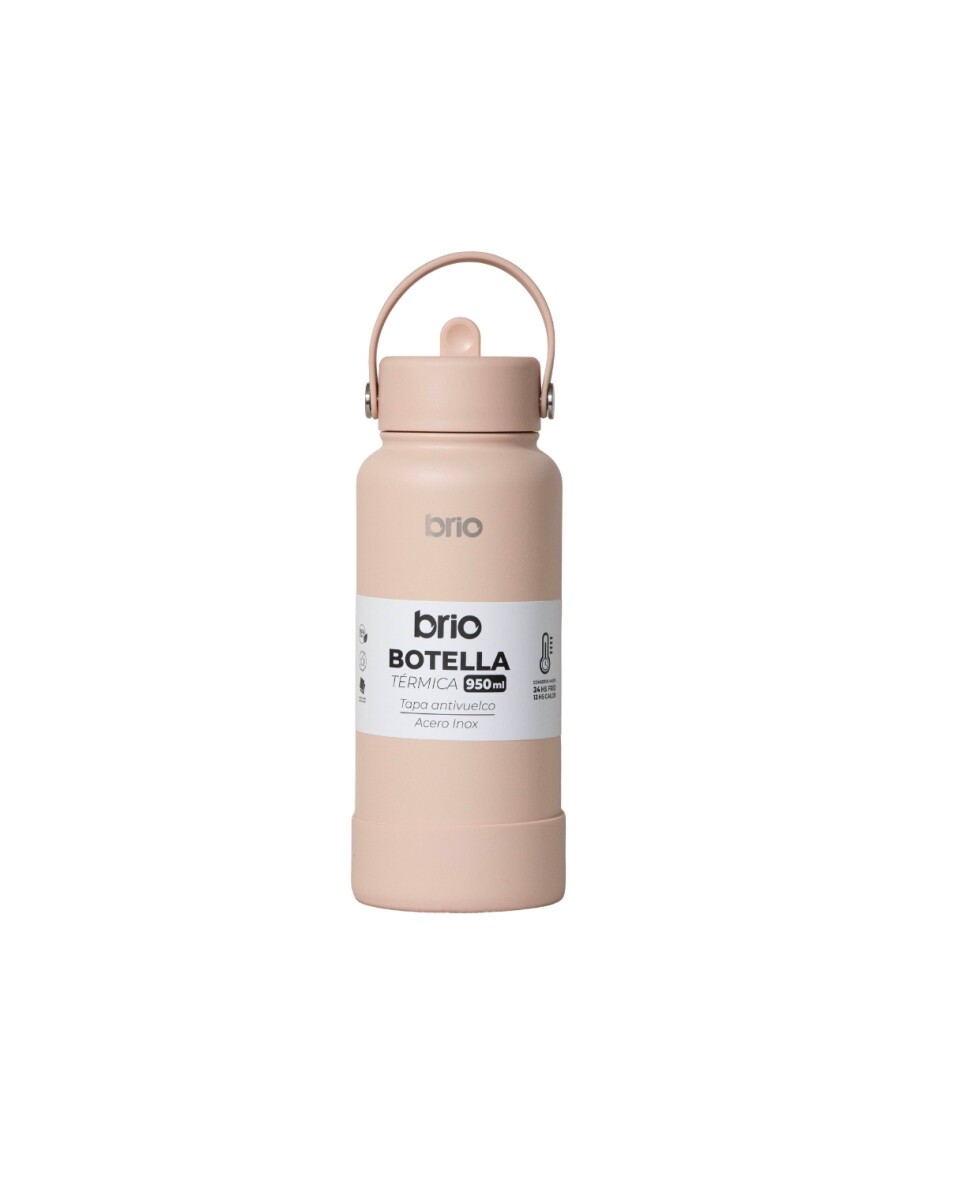 Botella Térmica brio 950ml Acero Inoxidable - Salmón 