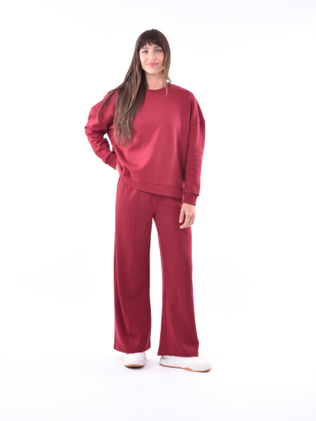 PANTALON DARIAN BORDEAUX