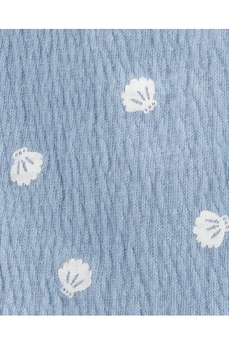 Set tres piezas, short y musculosa de jersey arrugado, más body de algodón Set tres piezas, short y musculosa de jersey arrugado, más body de algodón