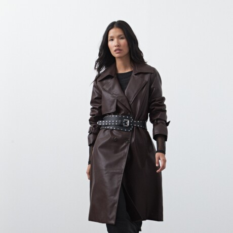 TRENCH BOWIE Borra de Vino