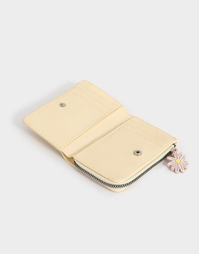 Billetera Billetera Con Strap - Amarillo Claro