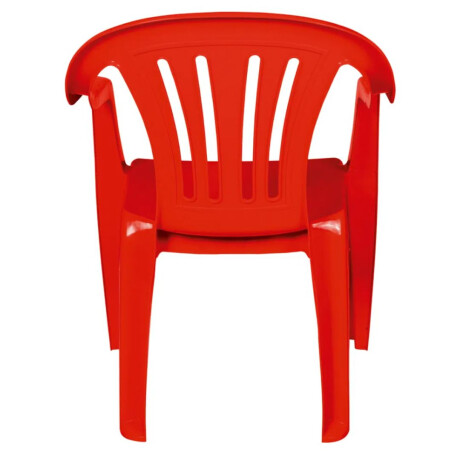 Silla Poltrona Plástica Mor Roja Silla Poltrona Plástica Mor Roja