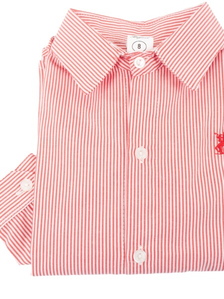 Camisa de Niño/a Roja a rayas