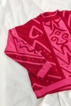 Scrollwork Sweater Rosa / Rojo
