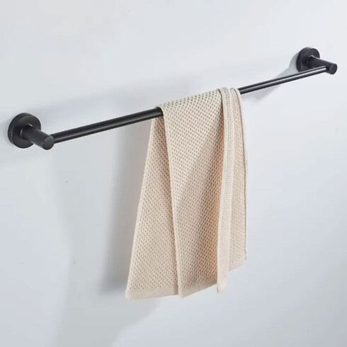 TOALLERO RECTO METALICO DE 40 CM EN COLOR GRAFITO GUNMETAL GRAFITO-GUNMETAL