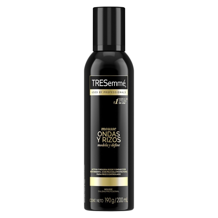 Mousse Ondas & Rizos 200 ml - TRESemmé Mousse Ondas & Rizos 200 ml - TRESemmé