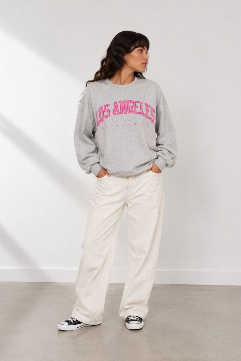 BUZO SLOWLY MGF33 LOS ANGELES - GRIS 