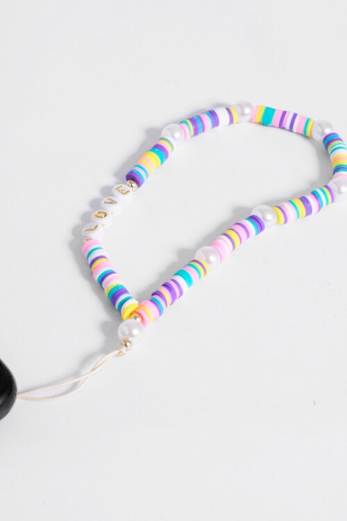 String para case perlas multicolor