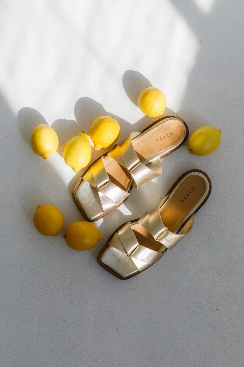 SANDALIA NUDO Champagne