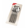 Set 3+1 Cuchara de té mango plástico gris KUTT Set 3+1 Cuchara de té mango plástico gris KUTT