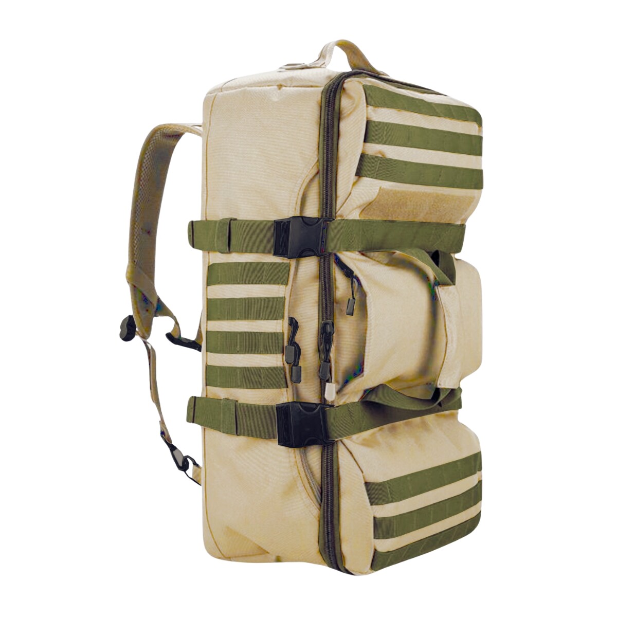 Bolso mochila 2 en 1 - 60 litros - Beige 