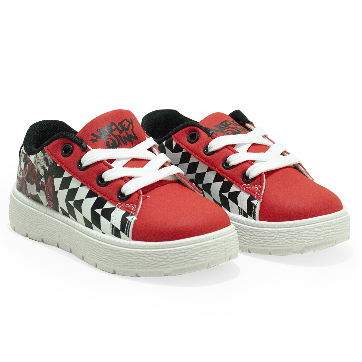 Championes Disney DC Harley Quinn Casual bajo de Niños - HQICSS25020 - Negro-fucsia 