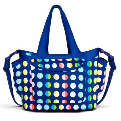 Bolso Maternal Con Cambiador Built Azul con colores