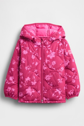 Campera Puffer Toddler Niña Bright Fuchsia 026