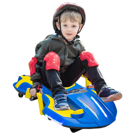 Auto Eléctrico A Batería Para Niños 24v 200w AZUL