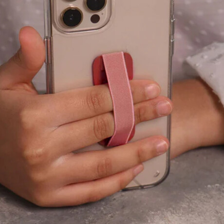 Sujetador metálico para celular Rojo