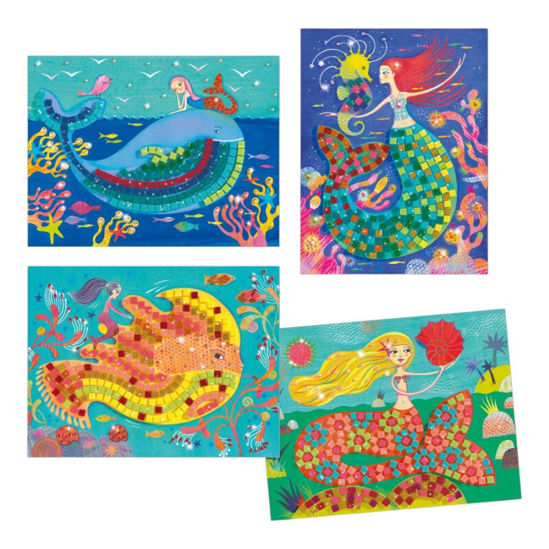 Mosaicos Infantil Sirena Djeco Mosaicos Infantil Sirena Djeco