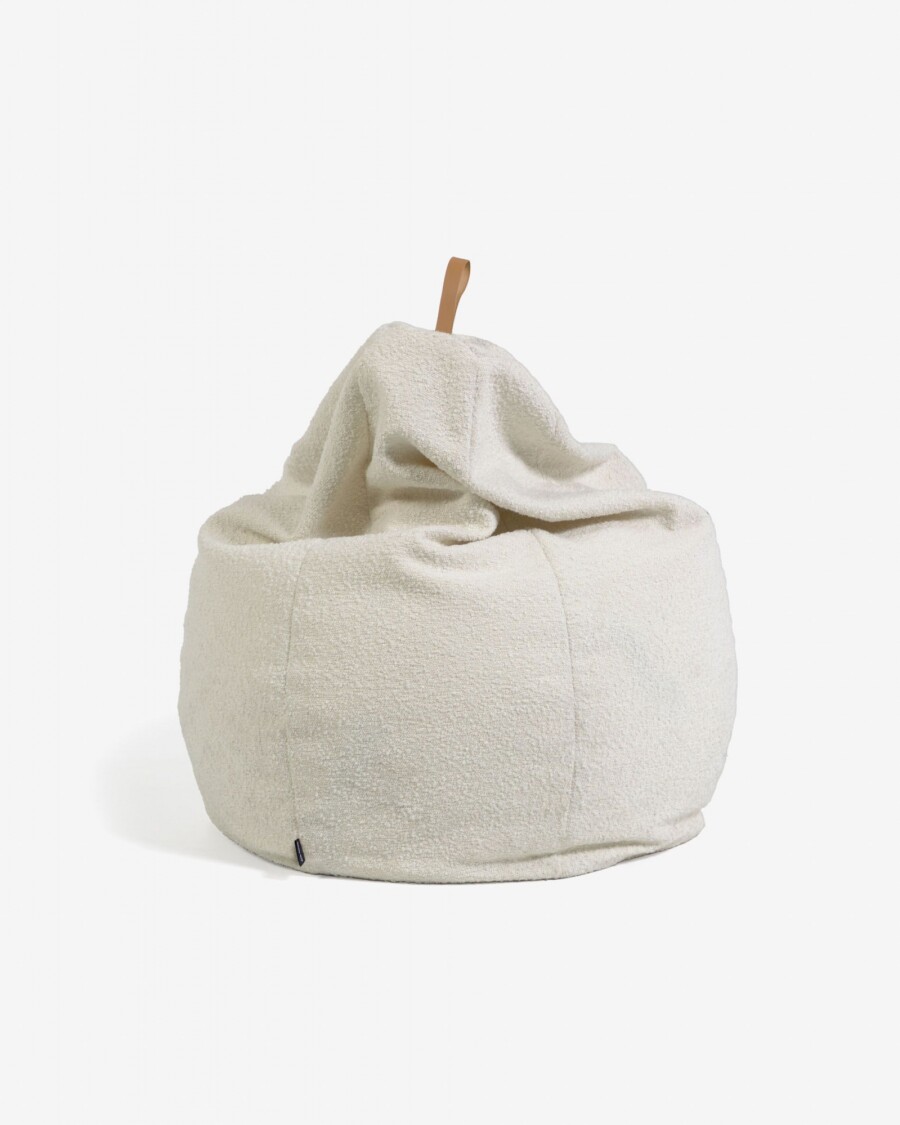 Puf Vicka borrego blanco Ø 70 cm Puf Vicka borrego blanco Ø 70 cm