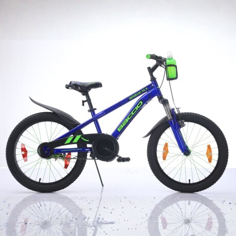 Bicicleta Baccio Bambino Dlx Rodado 20 AZUL - VERDE