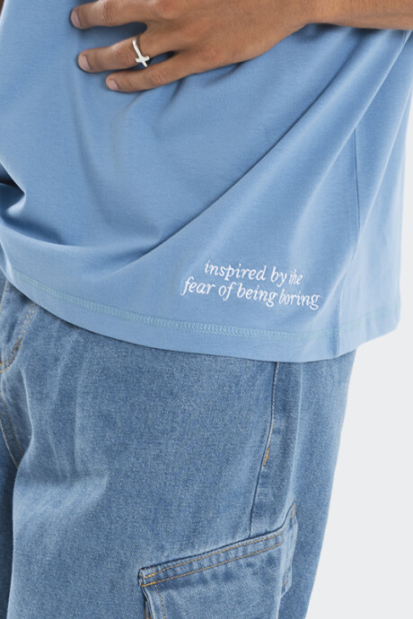 Remera Pulau Being Azul