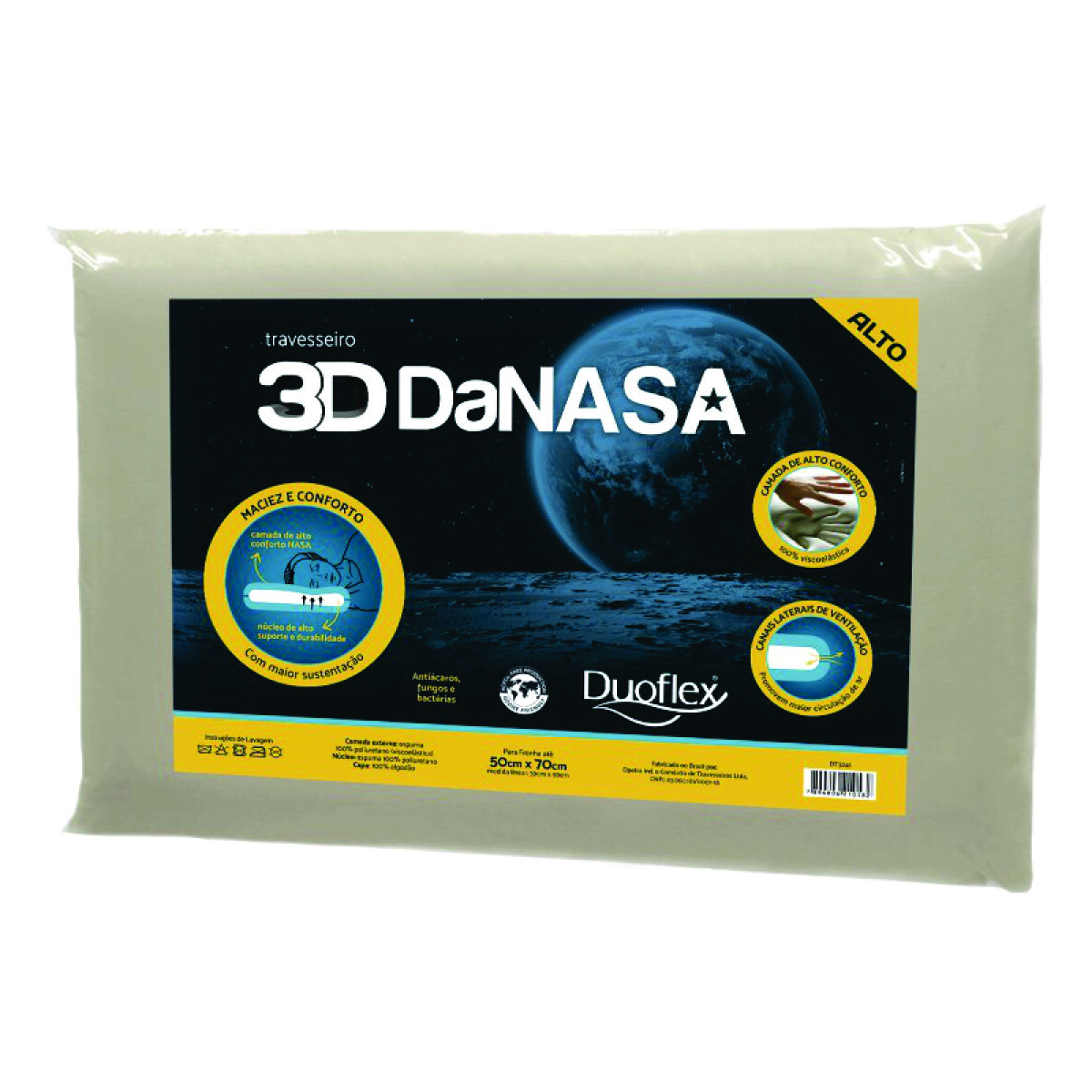 Almohada Duoflex Nasa Alto DT 3241 