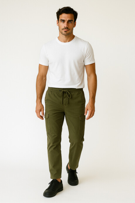 Pantalon Pine Verde Oliva