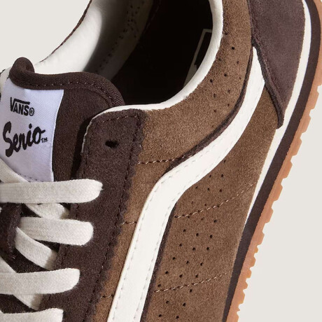 Championes Vans Super Lowpro Sued Marron