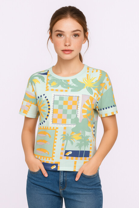 Remera Tazila Estampado 1